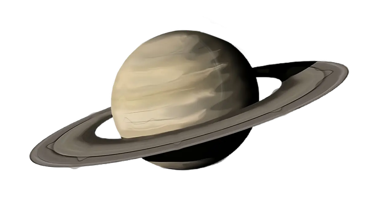 Saturn planet graphic